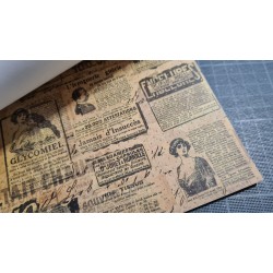 Bloc Papier Scrap Vintage TEXTURES Craft Sensations 15x15cm