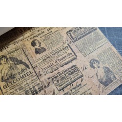 Bloc Papier Scrap Vintage TEXTURES Craft Sensations 15x15cm