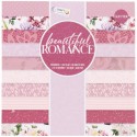 Bloc Papier Scrap Beautiful ROMANCE Craft Sensations 15x15cm