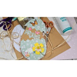 Pochette Aide Créative base : KIT PATRON OEUF CASSE spécial PAQUES