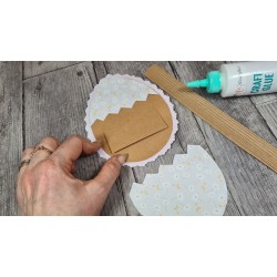 Pochette Aide Créative base : KIT PATRON OEUF CASSE spécial PAQUES