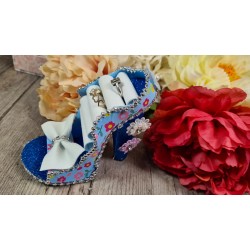 Pochette Aide Créative base : KIT PATRON CHAUSSURE PORTE BIJOUX MOUSSE