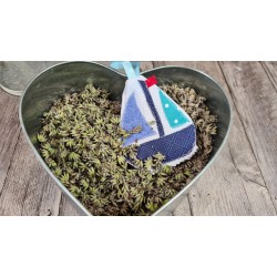 Coupon 100 % coton Vintage bleu turquoise botanique 0,70x0,70 cm