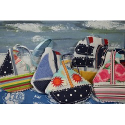 Tissu coton pivoines sur fond rose (l: 145 cm par 10 cm) 100% coton