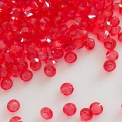 Strass Chatons cristal Rouge 4 mm (Sachet : 20 gr)