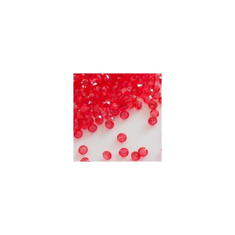 Strass Chatons cristal Rouge 4 mm (Sachet : 20 gr)
