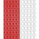 Planche stickers Peel Off   Noeuds Rouges pour carterie embellissements