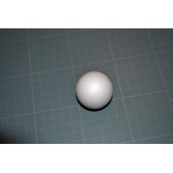 Boule polystyrène  (frigolite), légère et polyvalente (Mini : 4 cm) vendue à l'unité