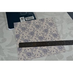 Papier Texturé Scrap  Feuille  à l'unité bleu foncé "Bleu Amiral" (30,5 x 30,5 cm )