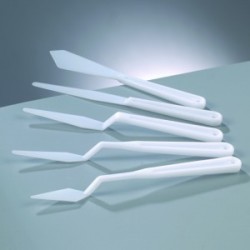 Couteaux Spatules Souples en plastique pour étaler, modeler ou peindre (set 5 pièces)