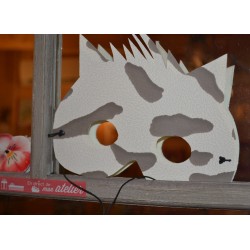 Elastiques blancs pour Masque ou créations DIY  longueur 60 cm (Sachet 5 pièces)