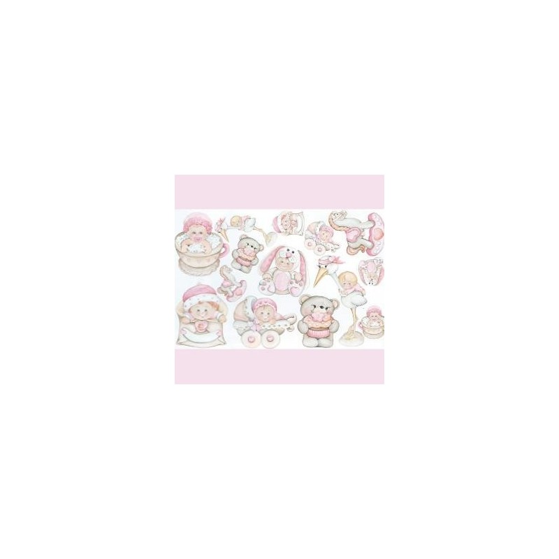 Plaque de Mousse thermoformable Imprimé Oursons ROSES Motifs Bébé (20 cm x 30 cm) Plaque de Mousse thermoformable Imprimé Oursons ROSES Motifs Bébé (20 cm x 30 cm)