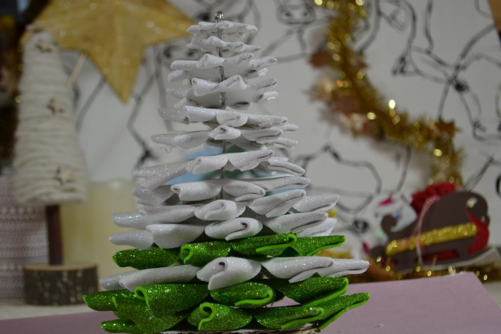 Suspension De Noël Pailletée Rouge Ou Argentée