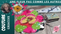 ATELIER COUTURE FACILE : Comment COUDRE une FLEUR PENSEE spéciale pour les ARTISTES PEINTRE , VIDEO